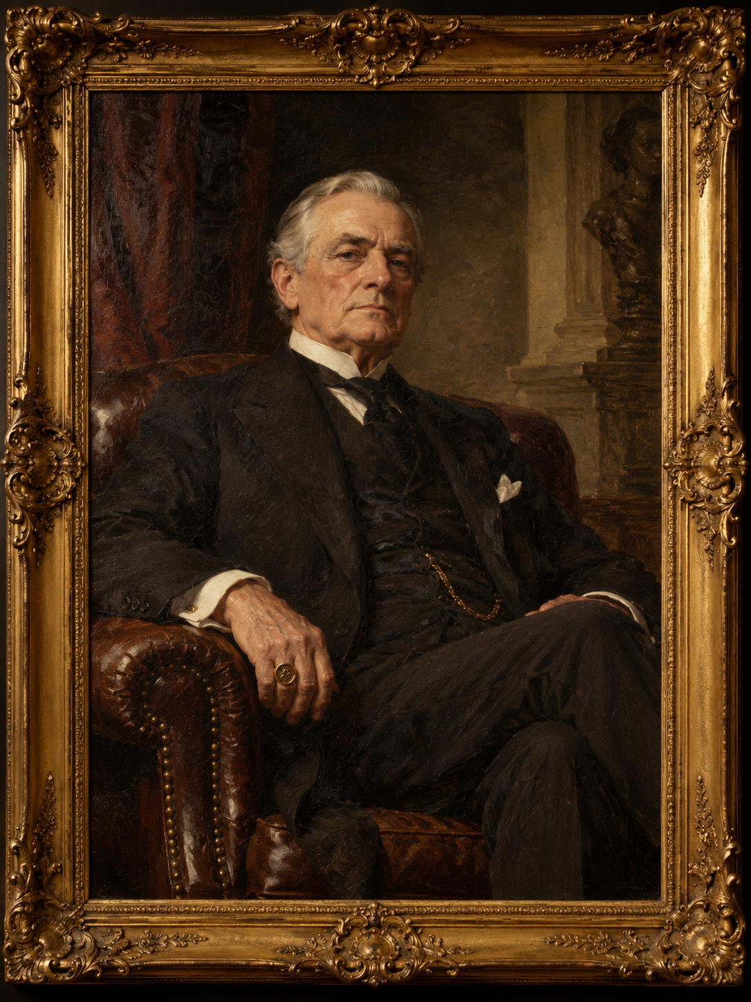 Family portrait, the patriarch
